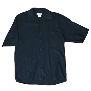 Trust USA Linen Blend Black Shirt Large